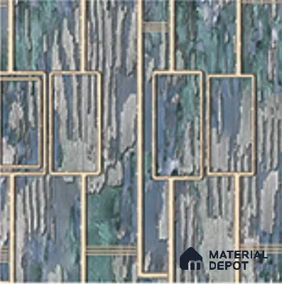 AA100807 | 9.5 Meter x 21 Inch PVC Patterned Look Wallpaper - 55 Sq. Ft. | Minimum 15% wastage during installation