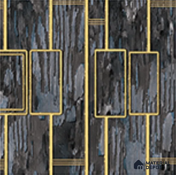 AA100808 | 9.5 Meter x 21 Inch PVC Patterned Look Wallpaper - 55 Sq. Ft. | Minimum 15% wastage during installation