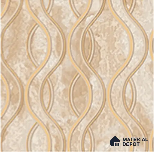 AA100905 | 9.5 Meter x 21 Inch PVC Patterned Look Wallpaper - 55 Sq. Ft. | Minimum 15% wastage during installation