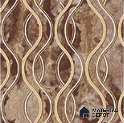 AA100906 | 9.5 Meter x 21 Inch PVC Patterned Look Wallpaper - 55 Sq. Ft. | Minimum 15% wastage during installation