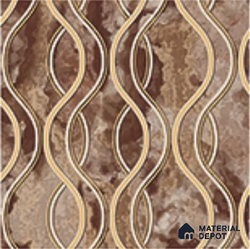 AA100906 | 9.5 Meter x 21 Inch PVC Patterned Look Wallpaper - 55 Sq. Ft. | Minimum 15% wastage during installation