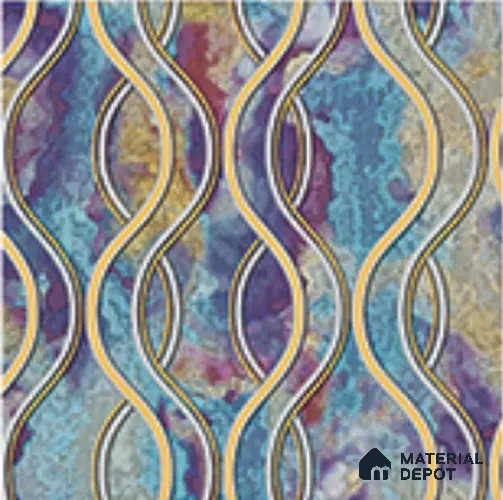 AA100907 | 9.5 Meter x 21 Inch PVC Patterned Look Wallpaper - 55 Sq. Ft. | Minimum 15% wastage during installation