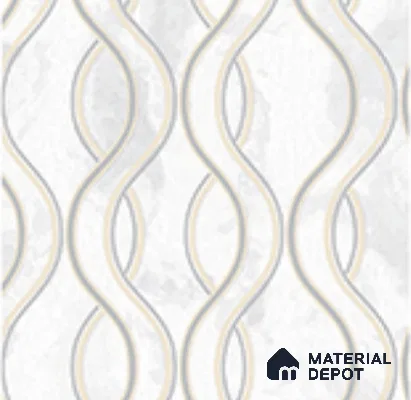 AA100908 | 9.5 Meter x 21 Inch PVC Patterned Look Wallpaper - 55 Sq. Ft. | Minimum 15% wastage during installation