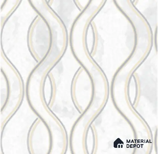 AA100908 | 9.5 Meter x 21 Inch PVC Patterned Look Wallpaper - 55 Sq. Ft. | Minimum 15% wastage during installation