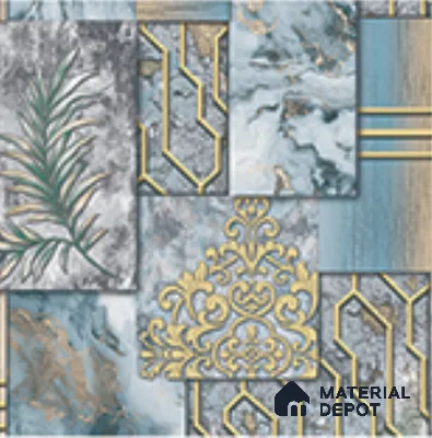 AA101003 | 9.5 Meter x 21 Inch PVC Patterned Look Wallpaper - 55 Sq. Ft. | Minimum 15% wastage during installation
