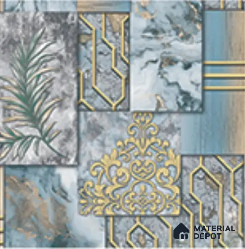AA101003 | 9.5 Meter x 21 Inch PVC Patterned Look Wallpaper - 55 Sq. Ft. | Minimum 15% wastage during installation