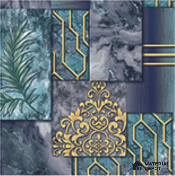 AA101005 | 9.5 Meter x 21 Inch PVC Patterned Look Wallpaper - 55 Sq. Ft. | Minimum 15% wastage during installation