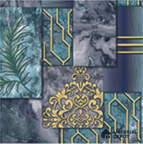 AA101005 | 9.5 Meter x 21 Inch PVC Patterned Look Wallpaper - 55 Sq. Ft. | Minimum 15% wastage during installation