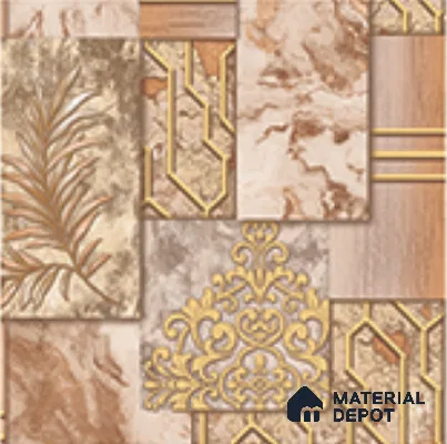 AA101006 | 9.5 Meter x 21 Inch PVC Patterned Look Wallpaper - 55 Sq. Ft. | Minimum 15% wastage during installation