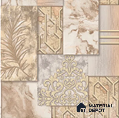 AA101007 | 9.5 Meter x 21 Inch PVC Patterned Look Wallpaper - 55 Sq. Ft. | Minimum 15% wastage during installation