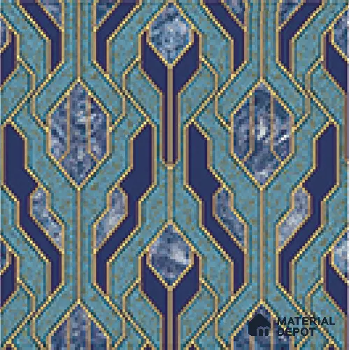 AA101105 | 9.5 Meter x 21 Inch PVC Patterned Look Wallpaper - 55 Sq. Ft. | Minimum 15% wastage during installation