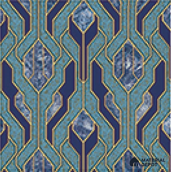 AA101105 | 9.5 Meter x 21 Inch PVC Patterned Look Wallpaper - 55 Sq. Ft. | Minimum 15% wastage during installation