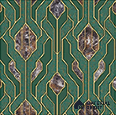 AA101106 | 9.5 Meter x 21 Inch PVC Patterned Look Wallpaper - 55 Sq. Ft. | Minimum 15% wastage during installation