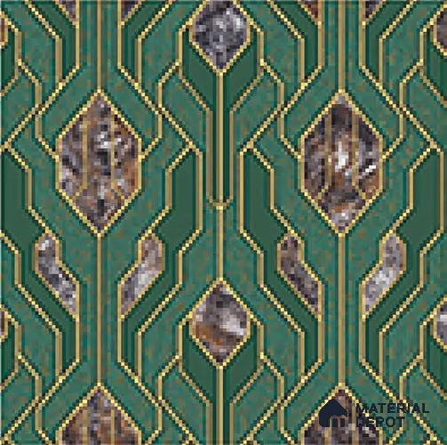 AA101106 | 9.5 Meter x 21 Inch PVC Patterned Look Wallpaper - 55 Sq. Ft. | Minimum 15% wastage during installation