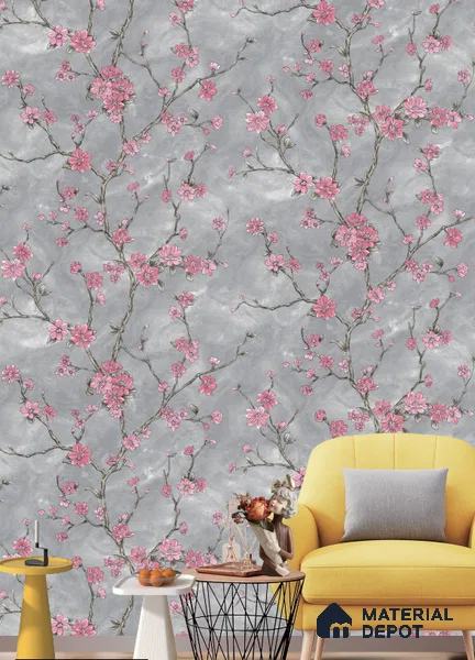 BL1066 | 9.5 Meter x 21 Inches Florals Look Wallpaper - 55 Sq. Ft. | Minimum 15% wastage during installation