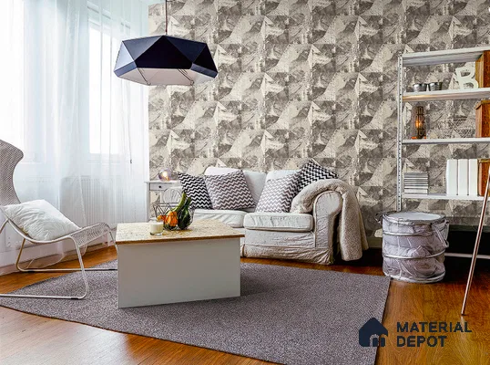 BT-015 | 5 Meter x 42 Inch PVC Abstract Look Wallpaper - 57 Sq. Ft. | Minimum 15% wastage during installation