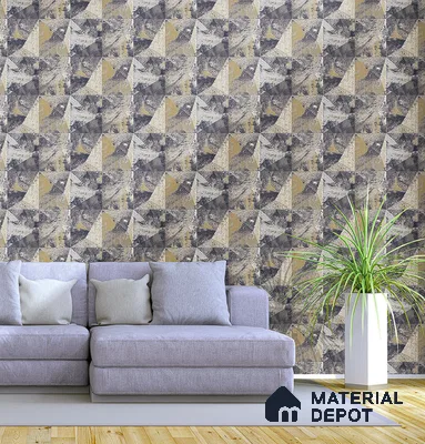 BT-018 | 5 Meter x 42 Inch PVC Abstract Look Wallpaper - 57 Sq. Ft. | Minimum 15% wastage during installation