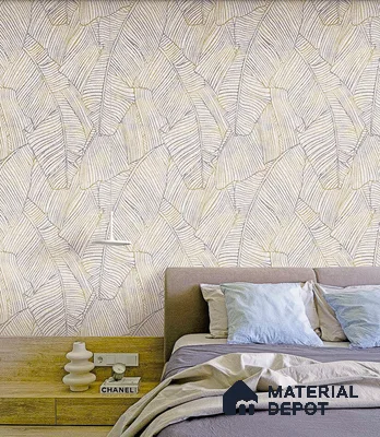 BT-031 | 5 Meter x 42 Inch PVC Florals Look Wallpaper - 57 Sq. Ft. | Minimum 15% wastage during installation