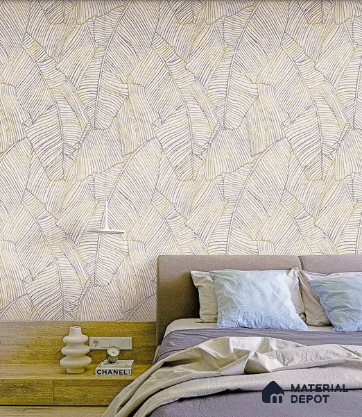 BT-031 | 5 Meter x 42 Inch PVC Florals Look Wallpaper - 57 Sq. Ft. | Minimum 15% wastage during installation