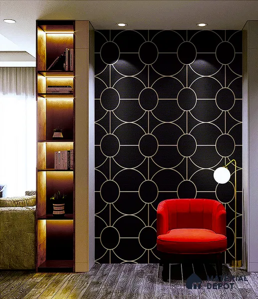 BT-040 | 5 Meter x 42 Inch PVC Patterned Look Wallpaper - 57 Sq. Ft. | Minimum 15% wastage during installation