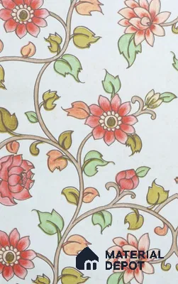 CC2226-2 | 10 Meter x 21 Inch  Florals Look Wallpaper - 57 Sq. Ft. | Minimum 15% wastage during installation