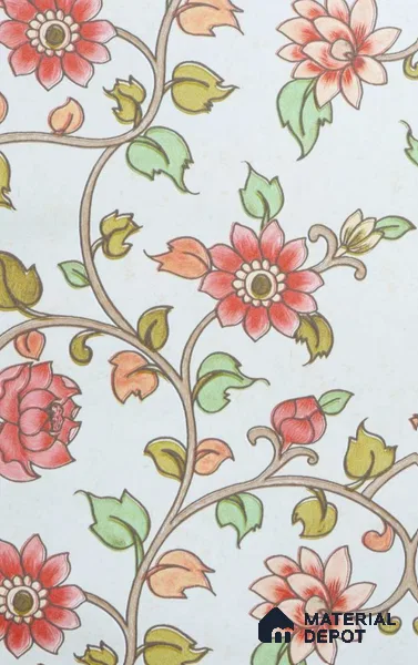CC2226-2 | 10 Meter x 21 Inch Florals Look Wallpaper - 57 Sq. Ft. | Minimum 15% wastage during installation