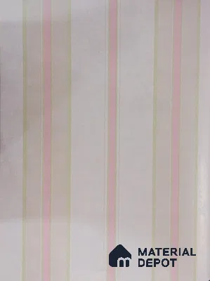 DE40814 | 10 Meter x 21 Inch PVC Stripes Look Wallpaper - 57 Sq. Ft. | Minimum 15% wastage during installation