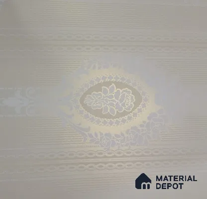 DE40820 | 10 Meter x 21 Inch PVC Florals Look Wallpaper - 57 Sq. Ft. | Minimum 15% wastage during installation