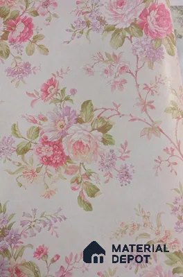 DE40829 | 10 Meter x 21 Inch PVC Florals Look Wallpaper - 57 Sq. Ft. | Minimum 15% wastage during installation