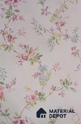 DE40835 | 10 Meter x 21 Inch PVC Florals Look Wallpaper - 57 Sq. Ft. | Minimum 15% wastage during installation