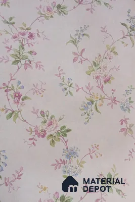 DE40836 | 10 Meter x 21 Inch PVC Florals Look Wallpaper - 57 Sq. Ft. | Minimum 15% wastage during installation