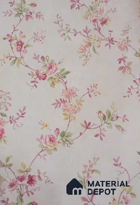 DE40837 | 10 Meter x 21 Inch PVC Florals Look Wallpaper - 57 Sq. Ft. | Minimum 15% wastage during installation