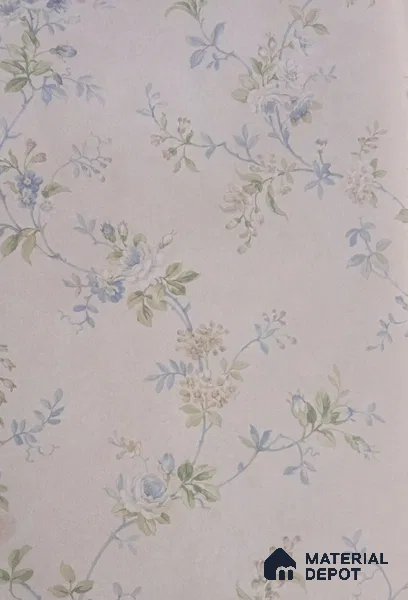 DE40838 | 10 Meter x 21 Inch PVC Florals Look Wallpaper - 57 Sq. Ft. | Minimum 15% wastage during installation