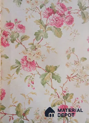 DE40847 | 10 Meter x 21 Inch PVC Florals Look Wallpaper - 57 Sq. Ft. | Minimum 15% wastage during installation