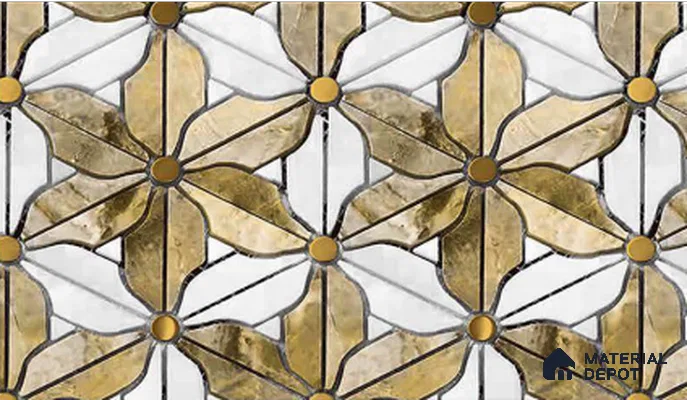 FE501-2 | 10 Meter x 21 Inch PVC Patterned Look Wallpaper - 57 Sq. Ft. | Minimum 15% wastage during installation
