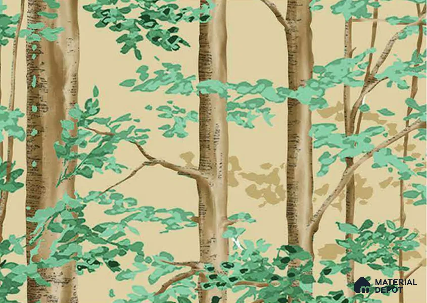 FE502-4 | 10 Meter x 21 Inch PVC Tropical Look Wallpaper - 57 Sq. Ft. | Minimum 15% wastage during installation