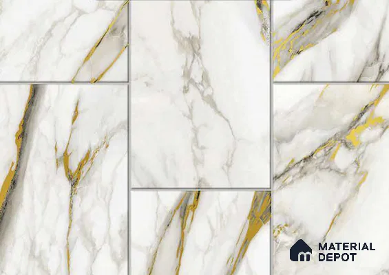 FE503-1 | 10 Meter x 21 Inch PVC Marble Look Wallpaper - 57 Sq. Ft. | Minimum 10% wastage during installation