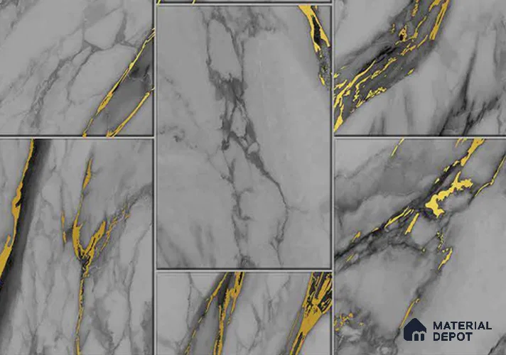FE503-4 | 10 Meter x 21 Inch PVC Marble Look Wallpaper - 57 Sq. Ft. | Minimum 10% wastage during installation