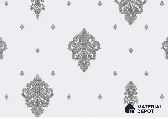 FE507-1 | 10 Meter x 21 Inch PVC Damask Look Wallpaper - 57 Sq. Ft. | Minimum 15% wastage during installation