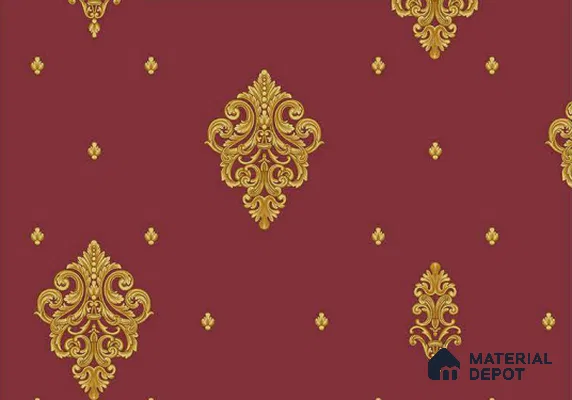 FE507-3 | 10 Meter x 21 Inch PVC Damask Look Wallpaper - 57 Sq. Ft. | Minimum 15% wastage during installation