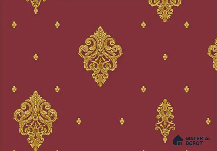 FE507-3 | 10 Meter x 21 Inch PVC Damask Look Wallpaper - 57 Sq. Ft. | Minimum 15% wastage during installation