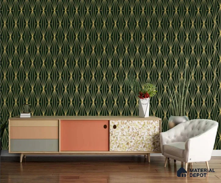 FL-2321 | 10 Meter x 21 Inch Non Woven Patterned Look Wallpaper - 57 Sq. Ft.