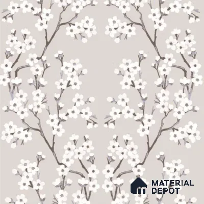 FL-2329 | 10 Meter x 21 Inch Non Woven Florals Look Wallpaper - 57 Sq. Ft.