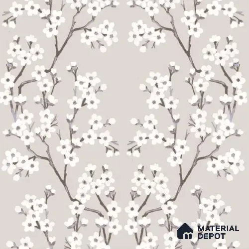 FL-2329 | 10 Meter x 21 Inch Non Woven Florals Look Wallpaper - 57 Sq. Ft.