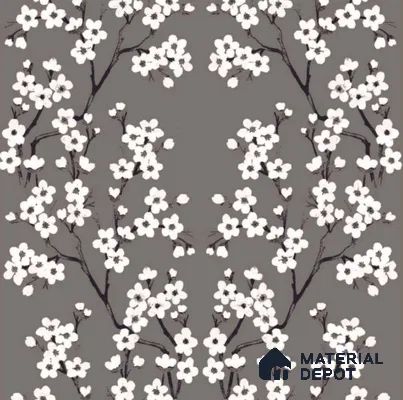 FL-2330 | 10 Meter x 21 Inch Non Woven Florals Look Wallpaper - 57 Sq. Ft.