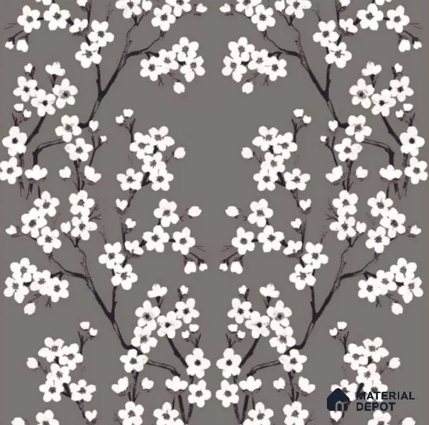 FL-2330 | 10 Meter x 21 Inch Non Woven Florals Look Wallpaper - 57 Sq. Ft.