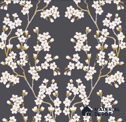 FL-2331 | 10 Meter x 21 Inch Non Woven Florals Look Wallpaper - 57 Sq. Ft.