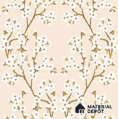 FL-2332 | 10 Meter x 21 Inch Non Woven Tropical Look Wallpaper - 57 Sq. Ft.