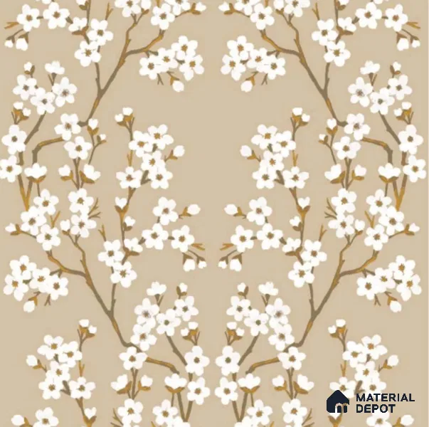 FL-2333 | 10 Meter x 21 Inch Non Woven Tropical Look Wallpaper - 57 Sq. Ft.