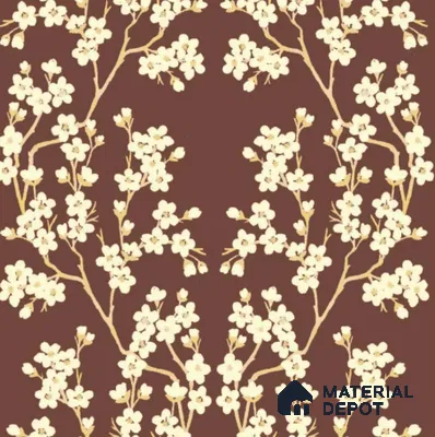 FL-2335 | 10 Meter x 21 Inch Non Woven Tropical Look Wallpaper - 57 Sq. Ft.